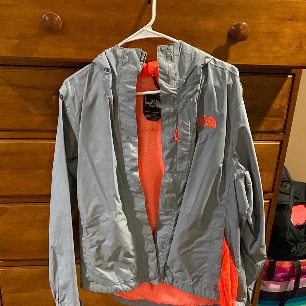 The North Face Orange and Gray Jacket